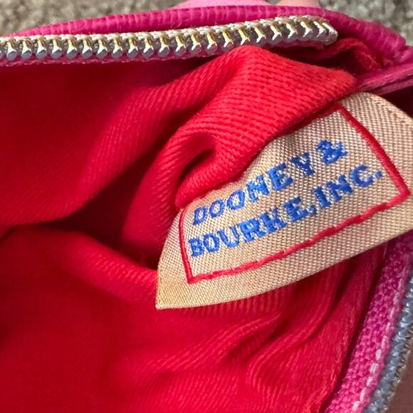 Dooney & Bourke Y2K Floral Wristlet Coin Purse Pink Yellow Garden Fairy Cottage - Picture 6 of 8